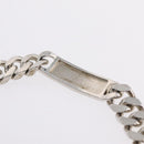 CHANEL Chain Hand Bag Patent leather Black Silver CC Auth 208219A-8