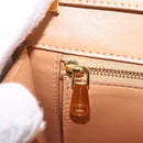 BURBERRY Shoulder Bag Leather Beige Gold Auth 208225V-28