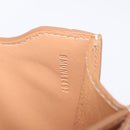 BURBERRY Shoulder Bag Leather Beige Gold Auth 208225V-30