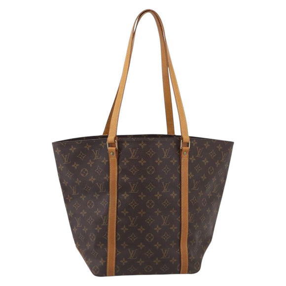 LOUIS VUITTON Monogram Sac Shopping Tote Bag M51108 LV Auth 208227A
