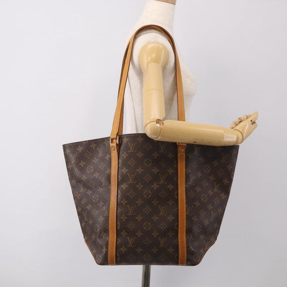 LOUIS VUITTON Monogram Sac Shopping Tote Bag M51108 LV Auth 208227A