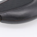 LOEWE Shoulder Bag Leather Black Gold Auth 208228V-17