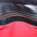 LOEWE Shoulder Bag Leather Black Gold Auth 208228V-24