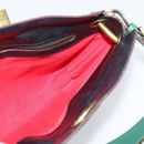LOEWE Shoulder Bag Leather Black Gold Auth 208228V-25