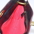 LOEWE Shoulder Bag Leather Black Gold Auth 208228V-26