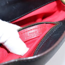 LOEWE Shoulder Bag Leather Black Gold Auth 208228V-11