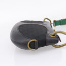 LOEWE Shoulder Bag Leather Black Gold Auth 208228V-4