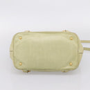 Miu Miu Hand Bag Vitellolux 2way Beige Gold Auth 208229A-12