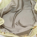 Miu Miu Hand Bag Vitellolux 2way Beige Gold Auth 208229A-22