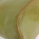 LOUIS VUITTON Monogram Vernis Houston Hand Bag Baby Blue M91005 LV Auth 208230-13