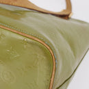LOUIS VUITTON Monogram Vernis Houston Hand Bag Baby Blue M91005 LV Auth 208230-16