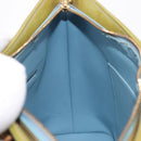 LOUIS VUITTON Monogram Vernis Houston Hand Bag Baby Blue M91005 LV Auth 208230-21