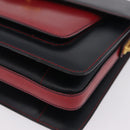 Bally Shoulder Bag Leather Navy Gold Auth 208240-14