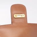 CELINE Macadam Canvas Shoulder Bag PVC Brown Gold Auth 208242-22
