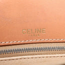 CELINE Macadam Canvas Shoulder Bag PVC Brown Gold Auth 208242-23