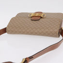 CELINE Macadam Canvas Shoulder Bag PVC Brown Gold Auth 208242-6