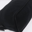 FENDI Accessory Pouch Cotton jersey Black Silver Auth 208245A-12