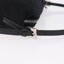 FENDI Accessory Pouch Cotton jersey Black Silver Auth 208245A-9