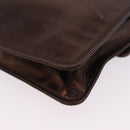 CHANEL Shoulder Bag Lamb Skin Bronze CC Auth 208250A-14