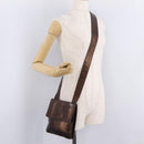 CHANEL Shoulder Bag Lamb Skin Bronze CC Auth 208250A-26