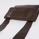 CHANEL Shoulder Bag Lamb Skin Bronze CC Auth 208250A-7