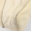Miu Miu Hand Bag Leather 2way Ivory Silver Auth 208251A-19