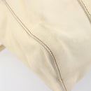 Miu Miu Hand Bag Leather 2way Ivory Silver Auth 208251A-20