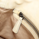 Miu Miu Hand Bag Leather 2way Ivory Silver Auth 208251A-29