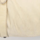 Miu Miu Hand Bag Leather 2way Ivory Silver Auth 208251A-6