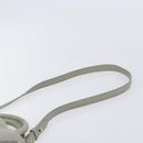 Miu Miu Hand Bag Leather 2way Gray Gold Auth 208252A-10