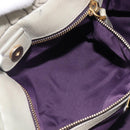Miu Miu Hand Bag Leather 2way Gray Gold Auth 208252A-26
