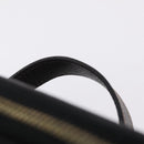 FENDI Zucca Canvas Vanity Hand Bag Black Brown Auth 208259-8