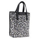 Salvatore Ferragamo Hand Bag Leather Black Silver Auth 208262A-1
