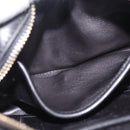 PRADA Ribbon Shoulder Bag Leather Black Pink Auth 208264A-22
