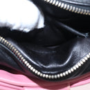 PRADA Ribbon Shoulder Bag Leather Black Pink Auth 208264A-23