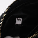 PRADA Ribbon Shoulder Bag Leather Black Pink Auth 208264A-24