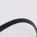 Christian Dior Trotter Canvas Shoulder Bag Navy Gold Auth 208265-9
