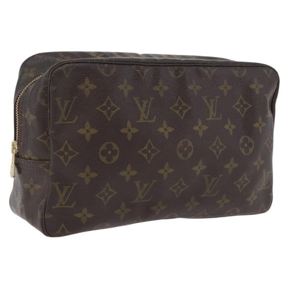 LOUIS VUITTON Monogram Trousse Toilette 28 Clutch Bag M47522 LV Auth 208267