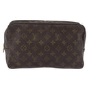 LOUIS VUITTON Monogram Trousse Toilette 28 Clutch Bag M47522 LV Auth 208267-2