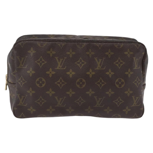 LOUIS VUITTON Monogram Trousse Toilette 28 Clutch Bag M47522 LV Auth 208267