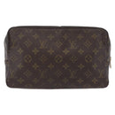 LOUIS VUITTON Monogram Trousse Toilette 28 Clutch Bag M47522 LV Auth 208267-3