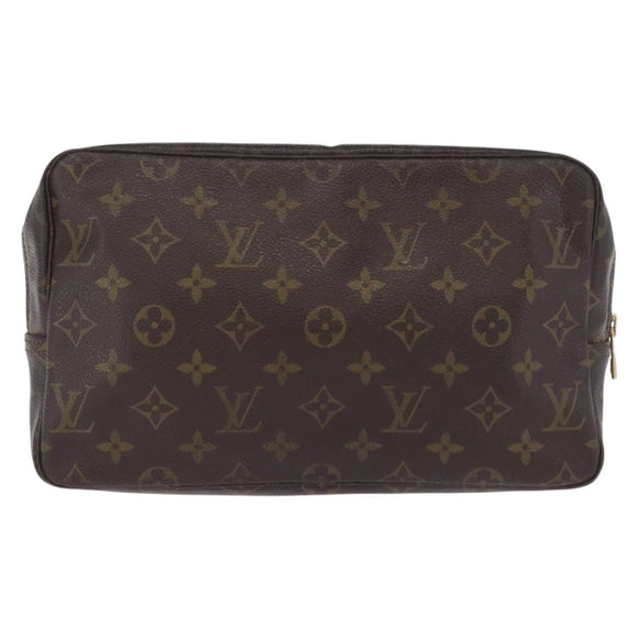 LOUIS VUITTON Monogram Trousse Toilette 28 Clutch Bag M47522 LV Auth 208267