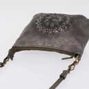 Bottega Veneta INTRECCIATO Shoulder Bag Leather Silver 196484 Auth 208268A-6