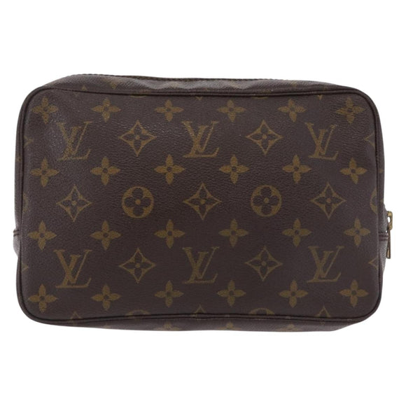LOUIS VUITTON Monogram Trousse Toilette 23 Clutch Bag M47524 LV Auth 208270