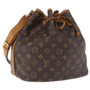 LOUIS VUITTON Monogram Petit Noe Shoulder Bag M42226 LV Auth 208273A-1