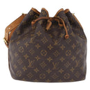 LOUIS VUITTON Monogram Petit Noe Shoulder Bag M42226 LV Auth 208273A-2