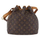 LOUIS VUITTON Monogram Petit Noe Shoulder Bag M42226 LV Auth 208273A-3