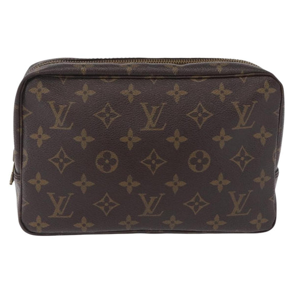 LOUIS VUITTON Monogram Trousse Toilette 23 Clutch Bag M47524 LV Auth 208274