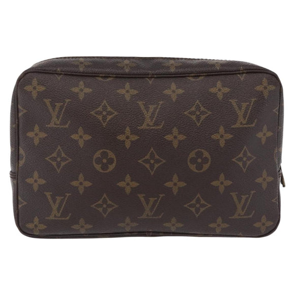 LOUIS VUITTON Monogram Trousse Toilette 23 Clutch Bag M47524 LV Auth 208274