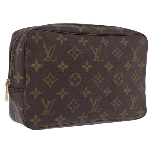 LOUIS VUITTON Monogram Trousse Toilette 23 Clutch Bag M47524 LV Auth 208275